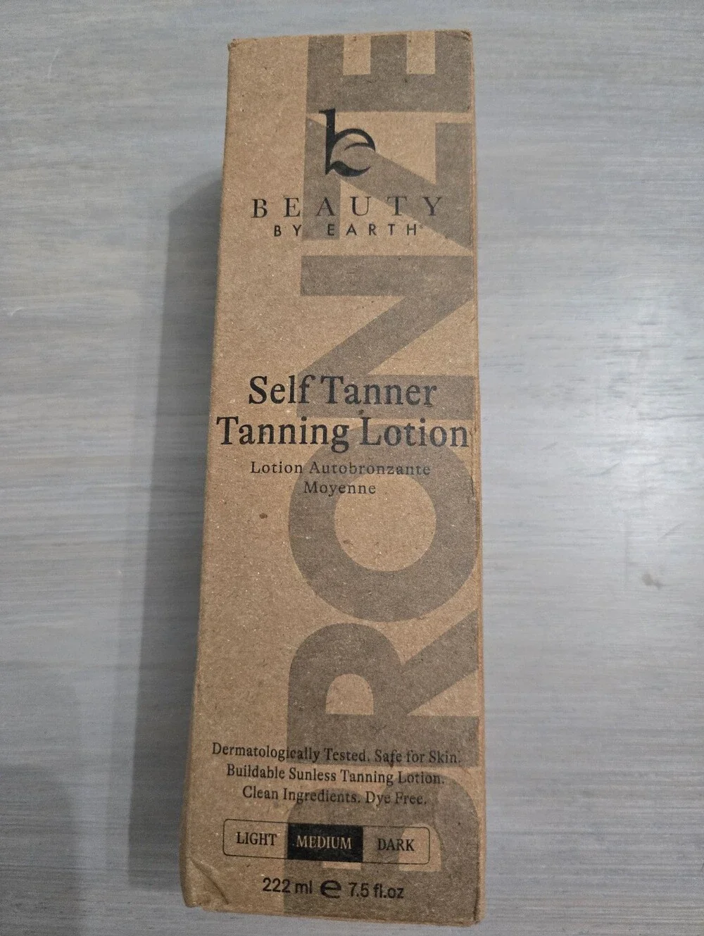 NEW…Beauty By Earth Self Tanner Tanning Lotion - Medium